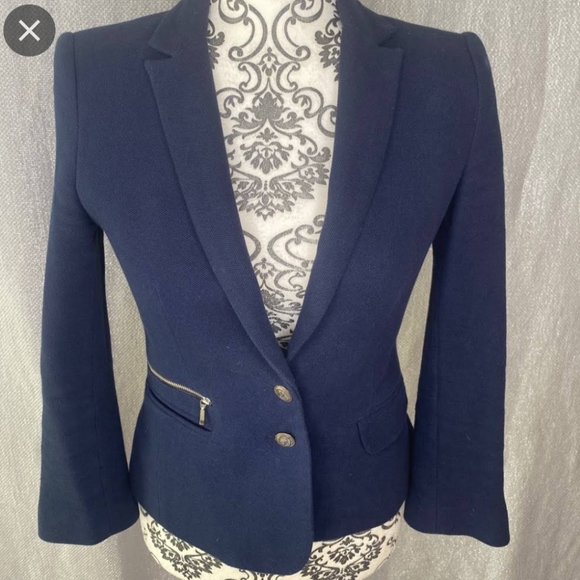 Zara Trafaluc Blue Blazer - Picture 5 of 5